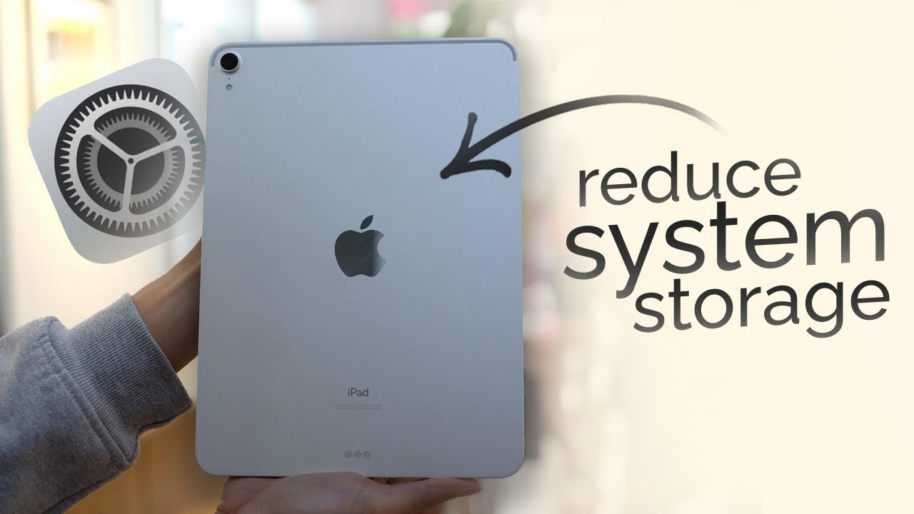 How to Reduce iPad System Storage (tutorial)