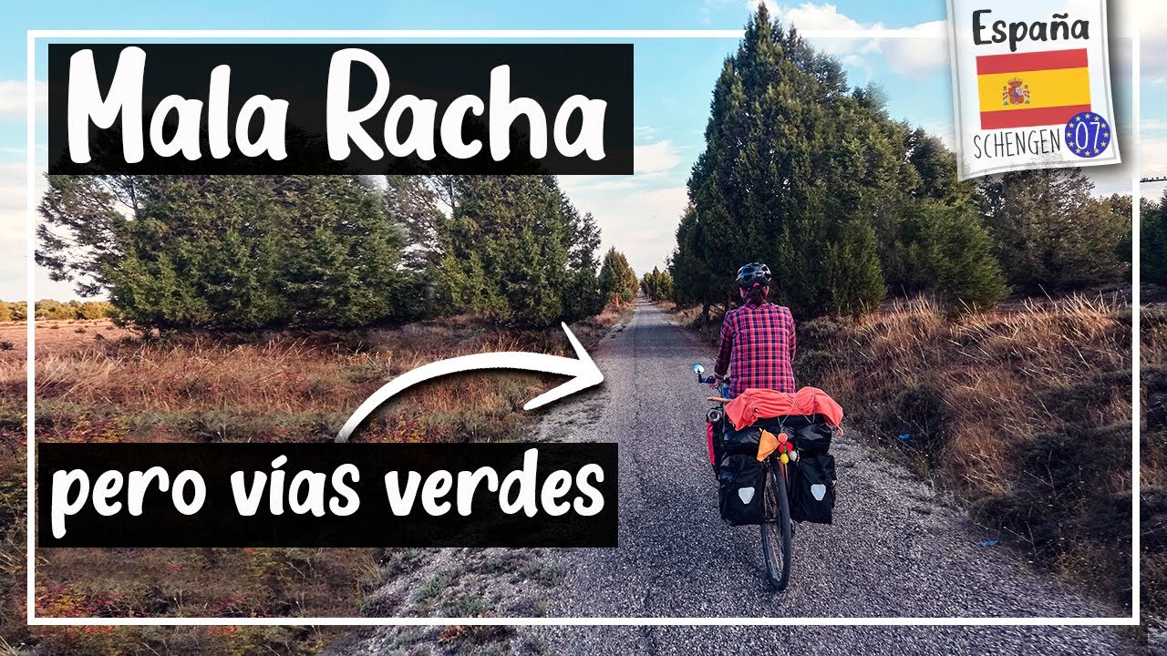 😣Una mala racha nos acompaña | Conocemos Vía verde ojos negros | Vuelta al mundo Cicloturismo España