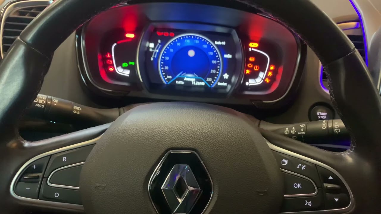 Renault Espace 2016 set new tyre pressure