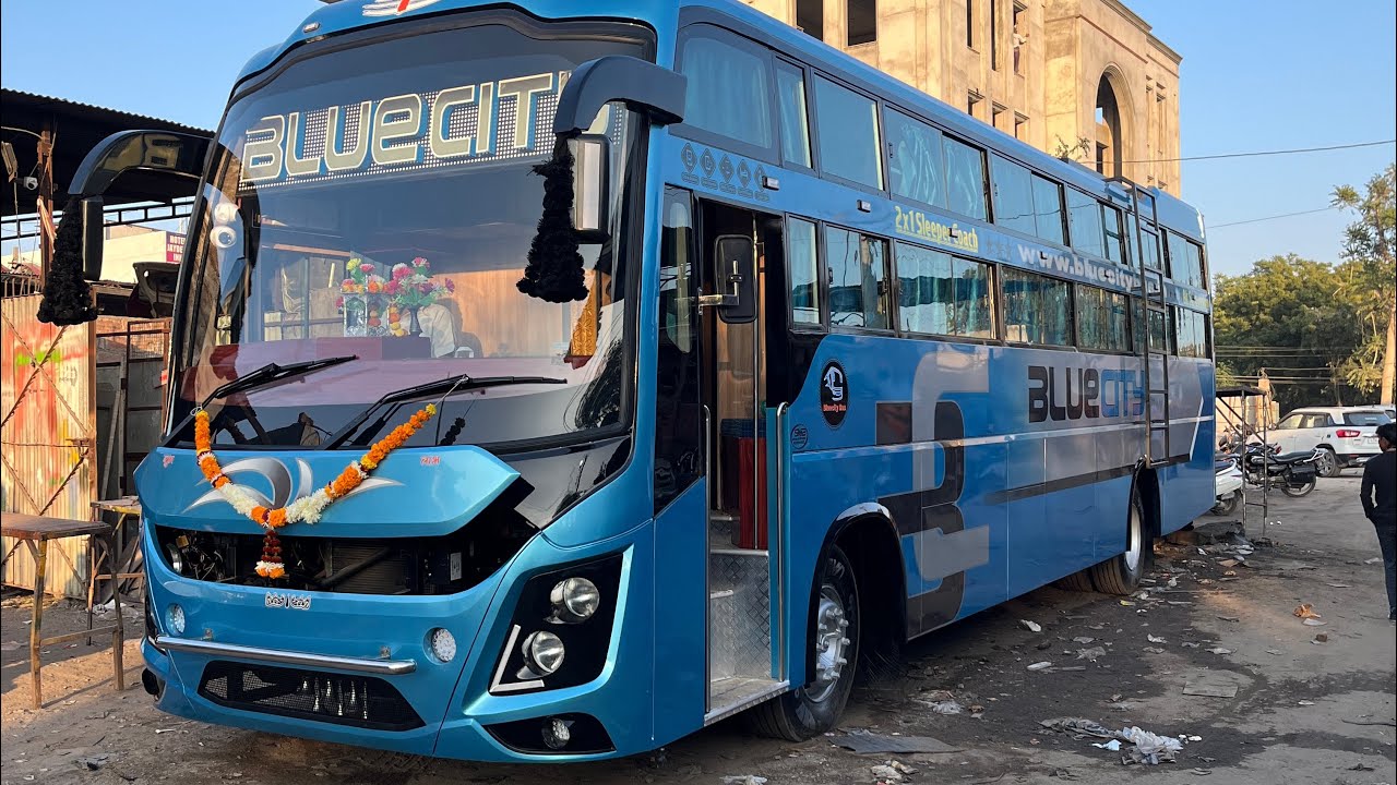 satyam motor body || blue city bus complete || body review || SMB JODHPUR