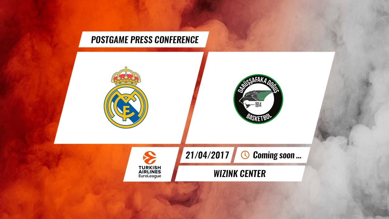 Press Conference: Real Madrid - Darussafaka Dogus