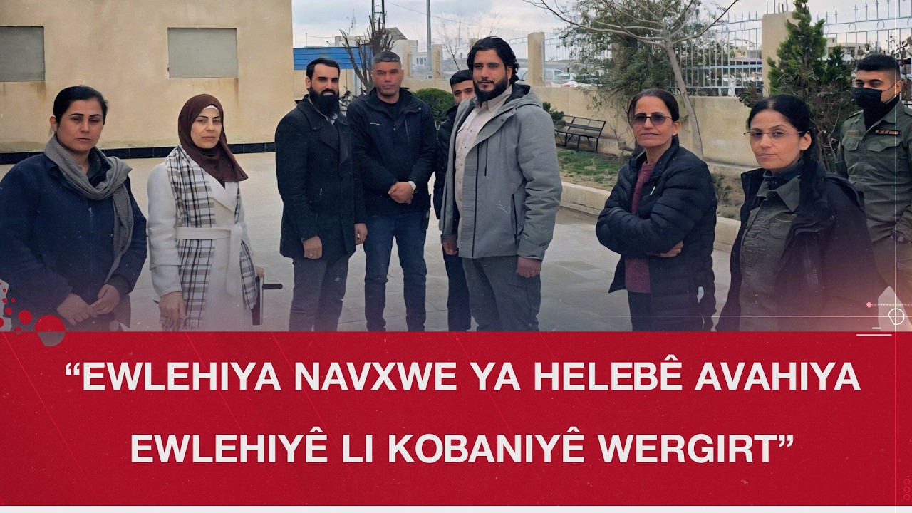 Şandeke ewlehiya navxwe ya Helebê serdana bajarê Kobaniyê kir