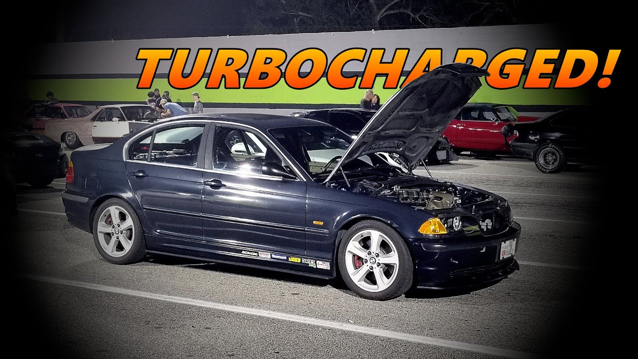 BMW E46 Turbo: первый дрэг-рейсинг с Turbo! @OrlandoSpeedWorld