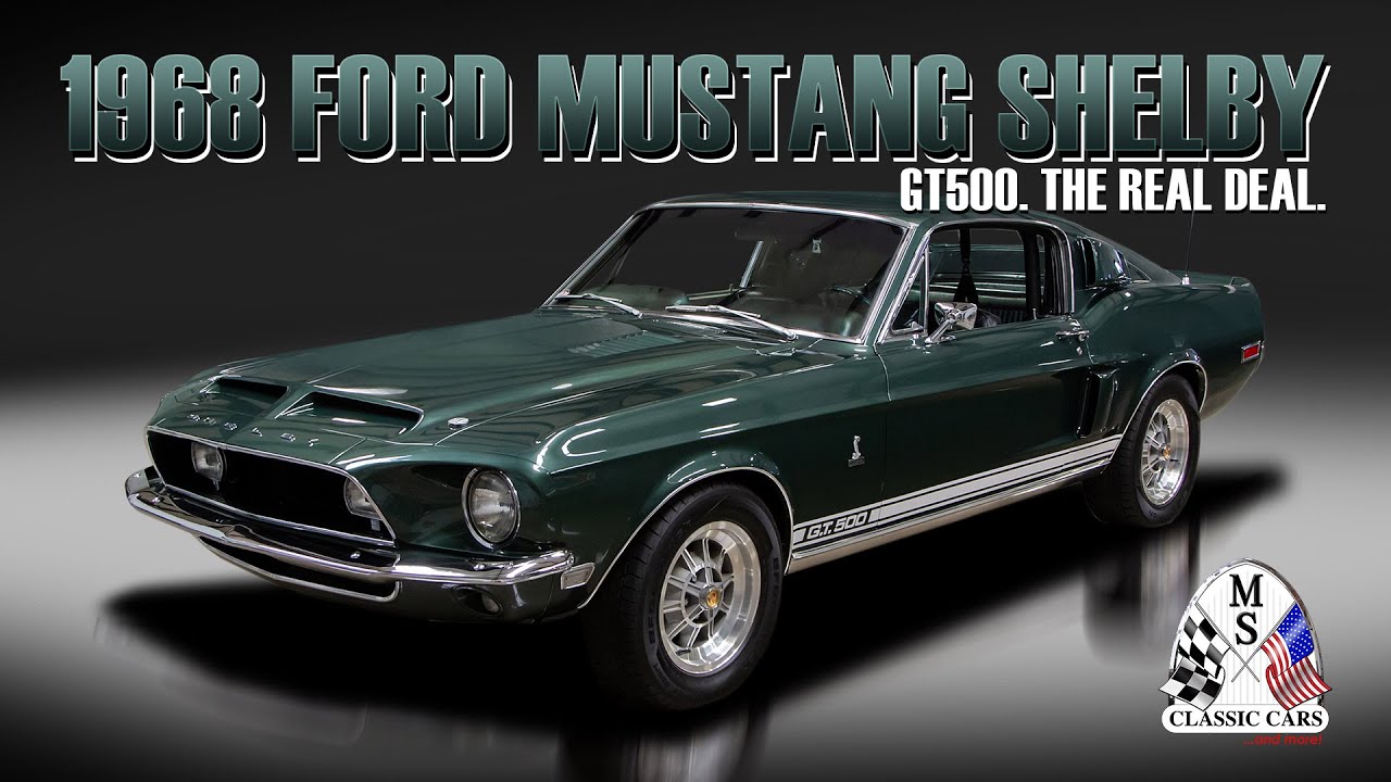 Ford Mustang Shelby GT500 1968 года — один из лучших