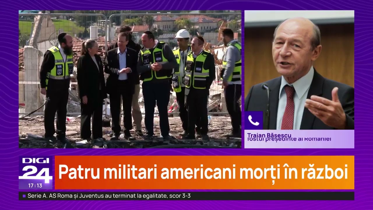 Băsescu: Aș fi extrem de reținut să mizez pe reacția unui popor după ce i-ai bombardat bine țara