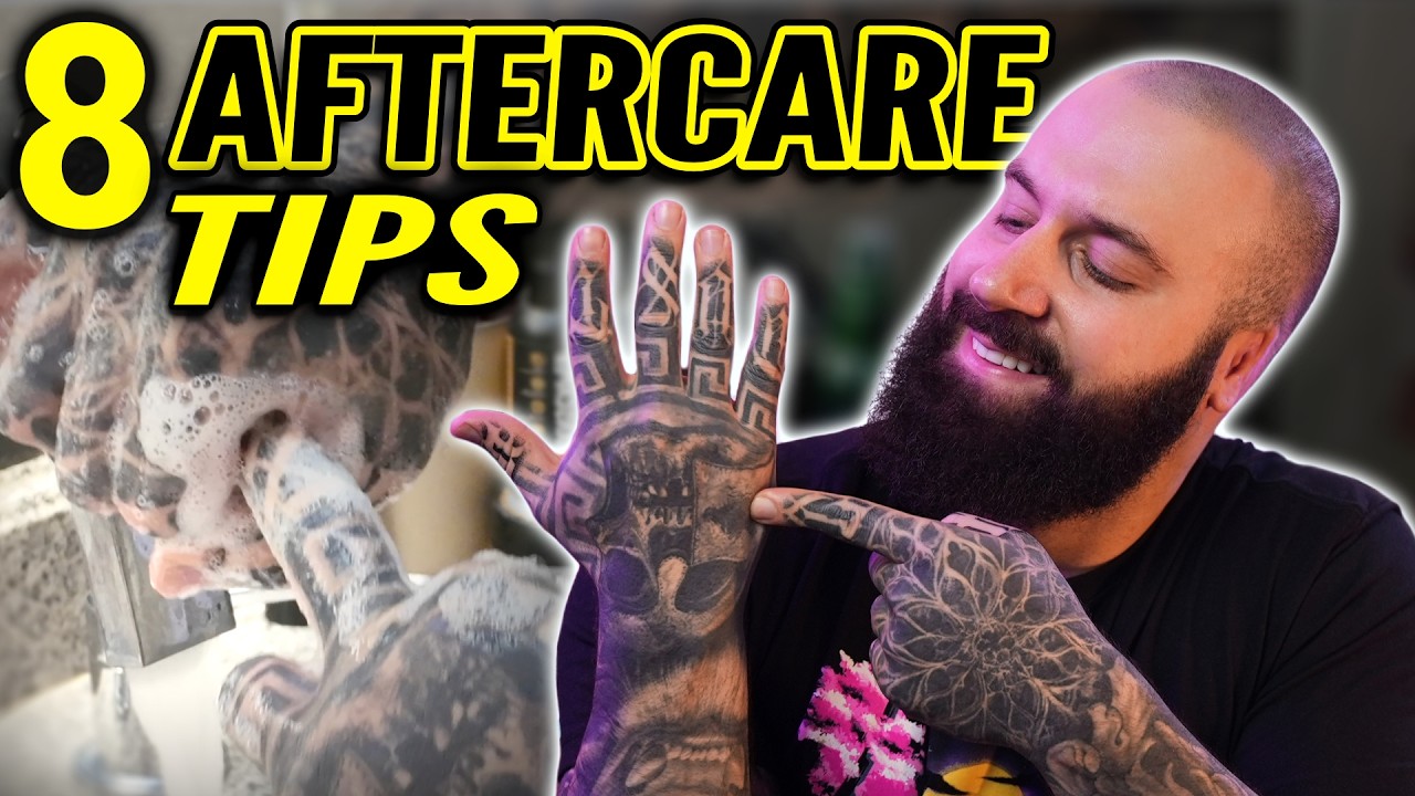 Tattoo Aftercare for HANDS & FINGERS: 8 IMPORTANT Tips YOU NEED To Follow