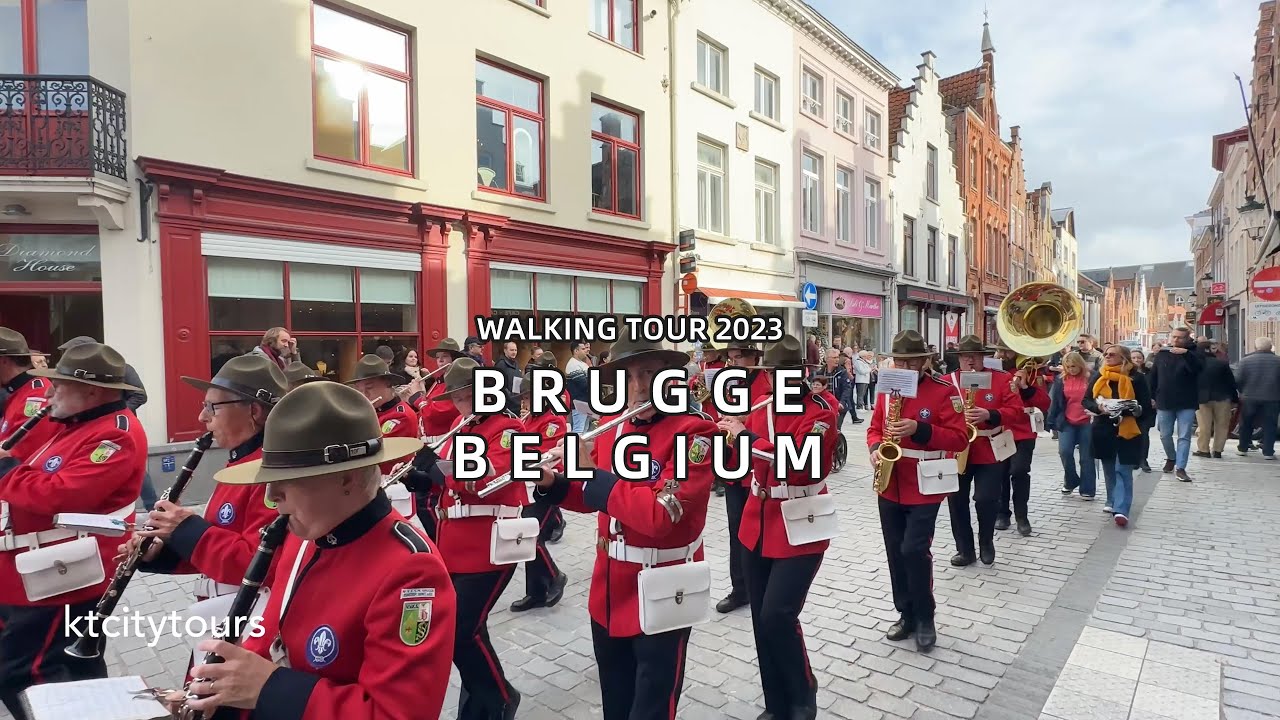 4K Brugge ,Belgium, pov city Walk 2023.