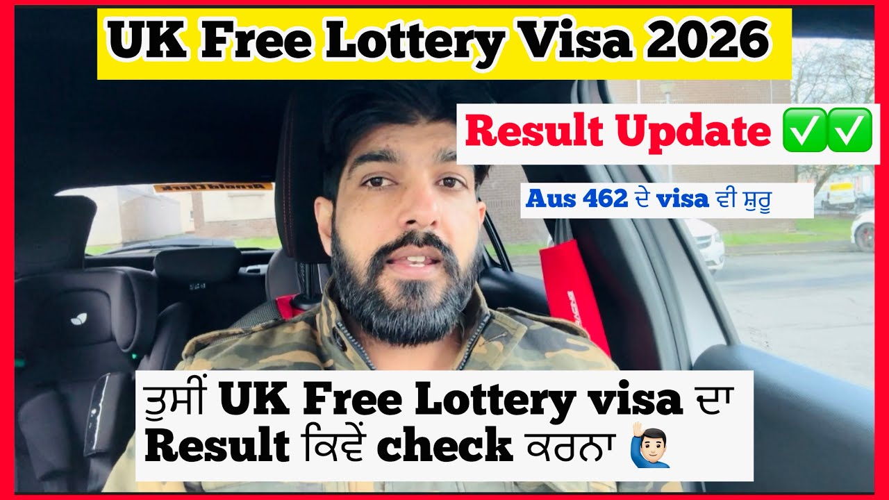 UK free Lottery Visa 2026 Result Update!UK Youth Mobility Visa 2026 Result for Ballot Entry!UK Visa!