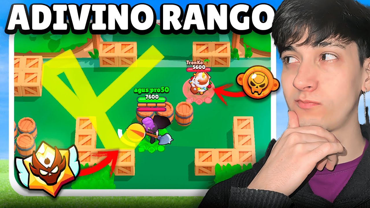 ADIVINO el RANGO de mis SUSCRIPTORES en BRAWL STARS 🤔