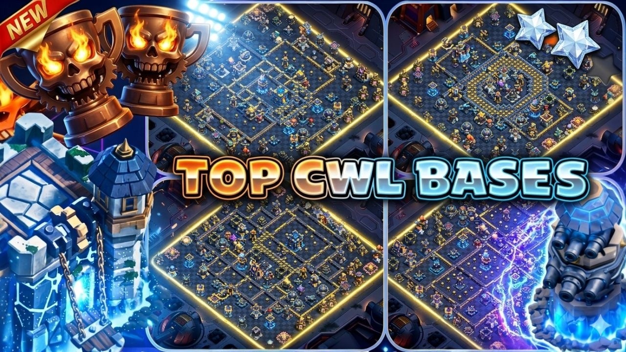 *BEST TH18 CWL BASE ANTI 3 STARS LINKS - NEW TH18 WAR & LEGEND BASES DEFENSE CLASH OF CLANS*