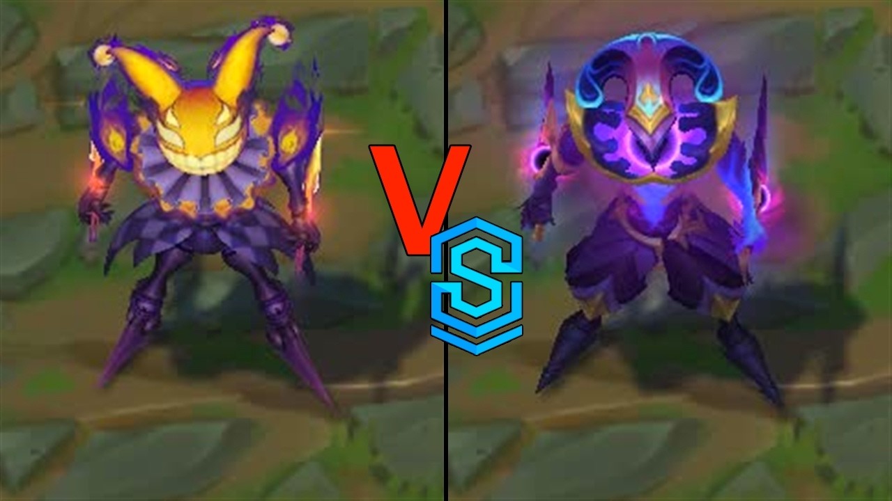 Prestige Pandemonium Shaco VS Dark Star Shaco