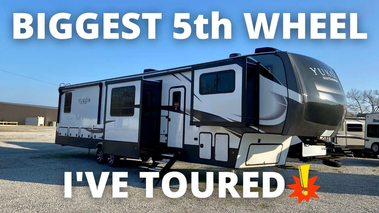 BIGGEST 5th WHEEL I'VE EVER SEEN! Yukon Dutchmen camper perfect for the whole family! 5th Wheel Tour
