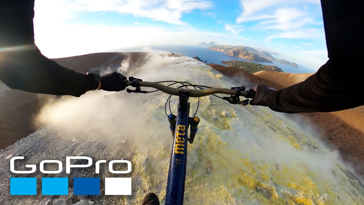 GoPro: Sulfuric Volcano MTB Ride with Kilian Bron