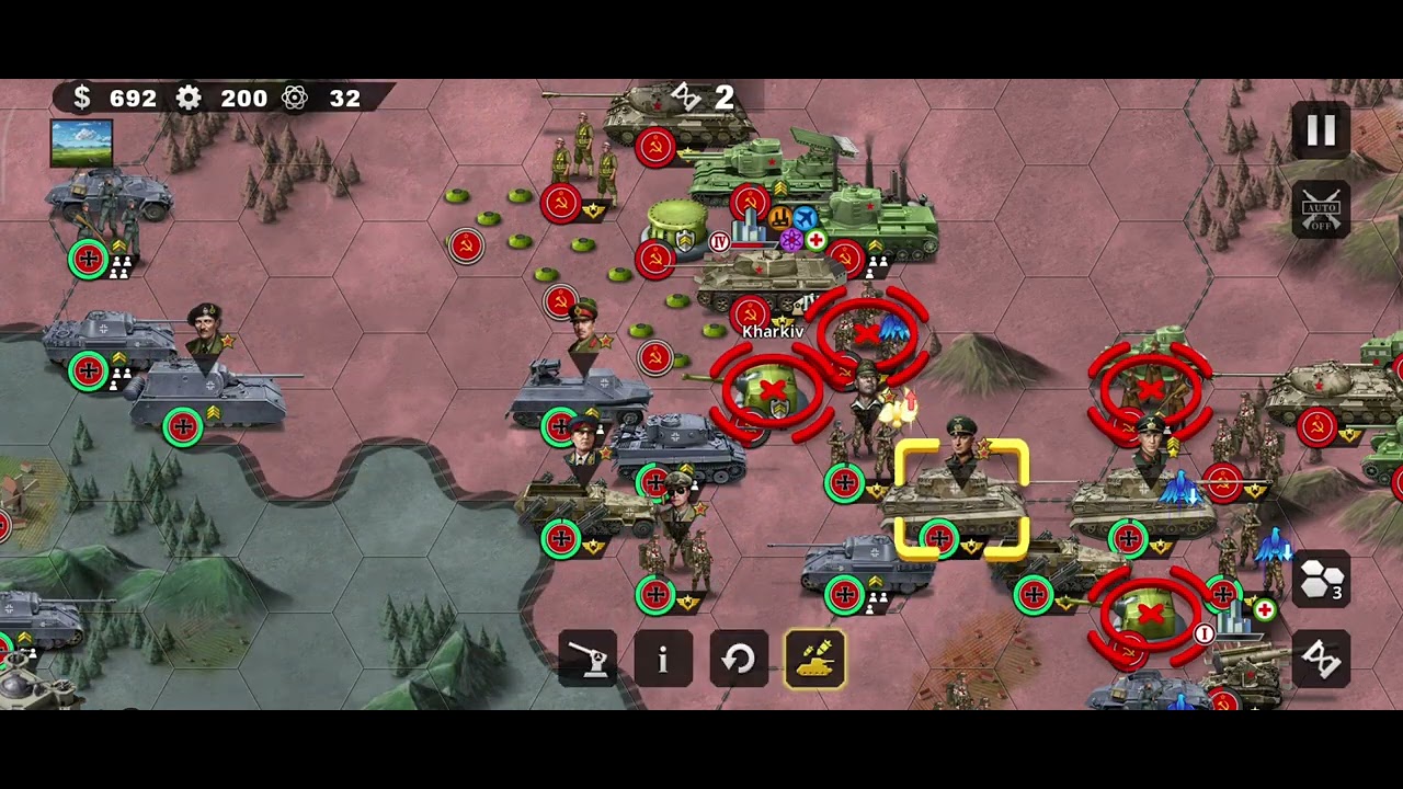 The battle of Harkiv hard & normal difficulty #worldconqueror4 #ww2 #wc4 #history 