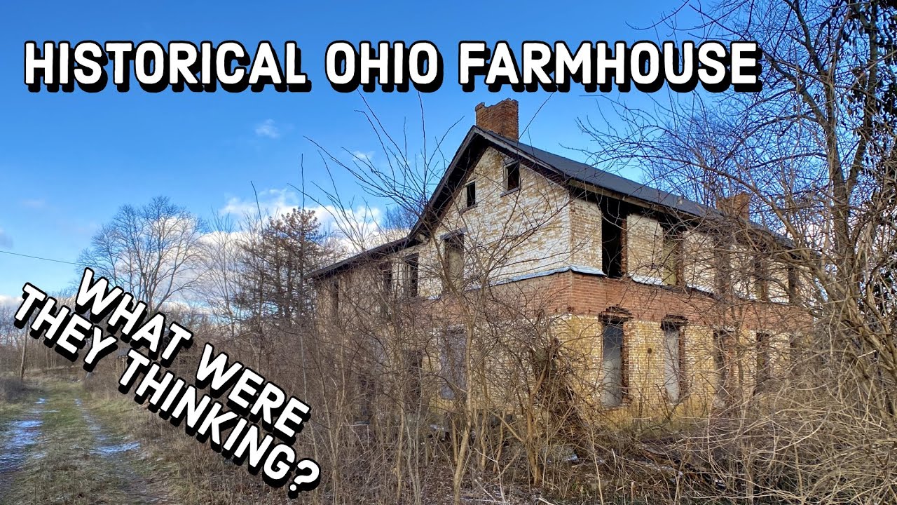 Exploring a Historic Abandoned Farmhouse in Ohio | Red Brick Colonial