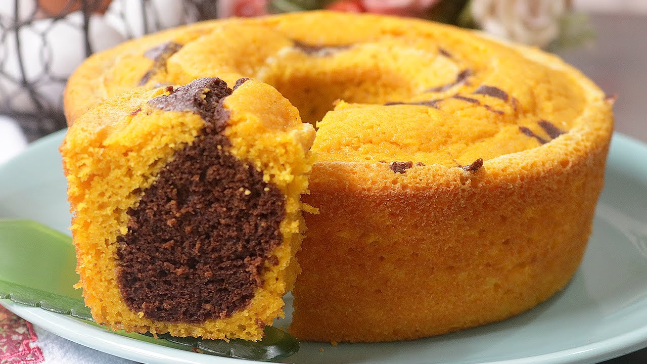 SEM TRIGO! BOLO DE CENOURA MESCLADO FOFINHO DE LIQUIDIFICADOR! RÁPIDO, FÁCIL E DELICIOSO!