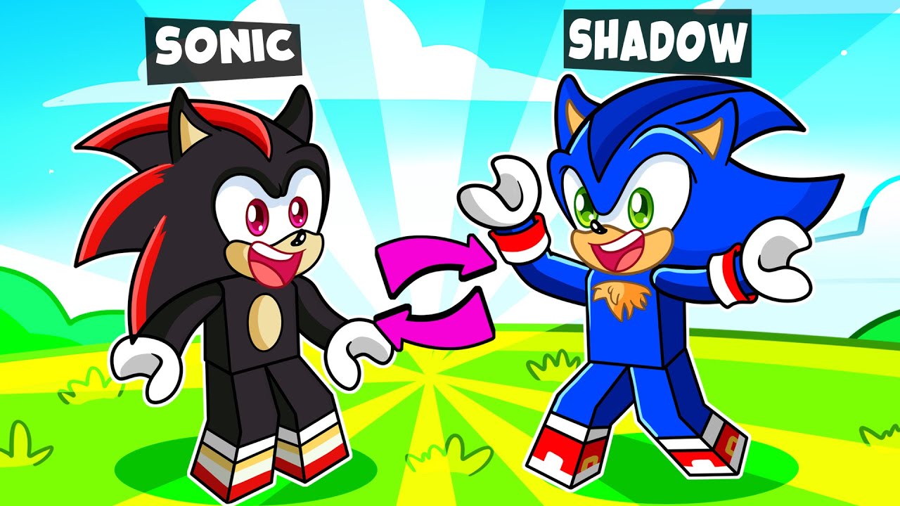 SONIC Y SHADOW INTERCAMBIAN DE COLOR en ROBLOX!