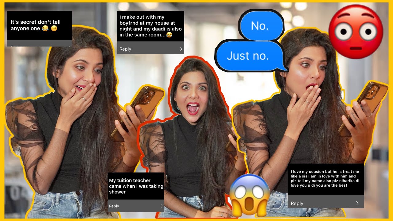 REACTING TO MY FOLLOWERS DEEPEST DARKEST SECRETS + GRWM | Niharika Jain
