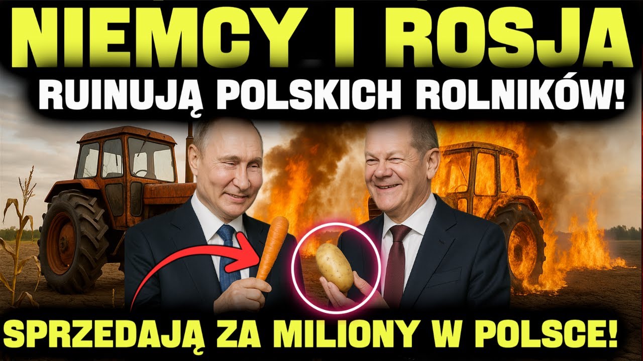 Rosyjskie MARCHEWKI, Niemieckie ZIEMNIAKI! Dramat POLSKICH rolników TRWA!