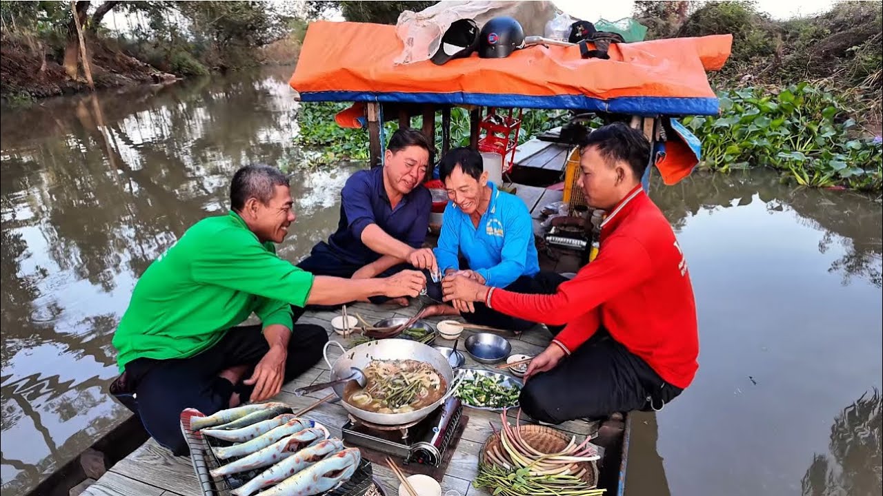 Thèm Món Cá He Kho Me Chua Với Món Nhộng Ong Vò Vẽ Xào Hành Nhậu Sương Sương Buổi Chiều 