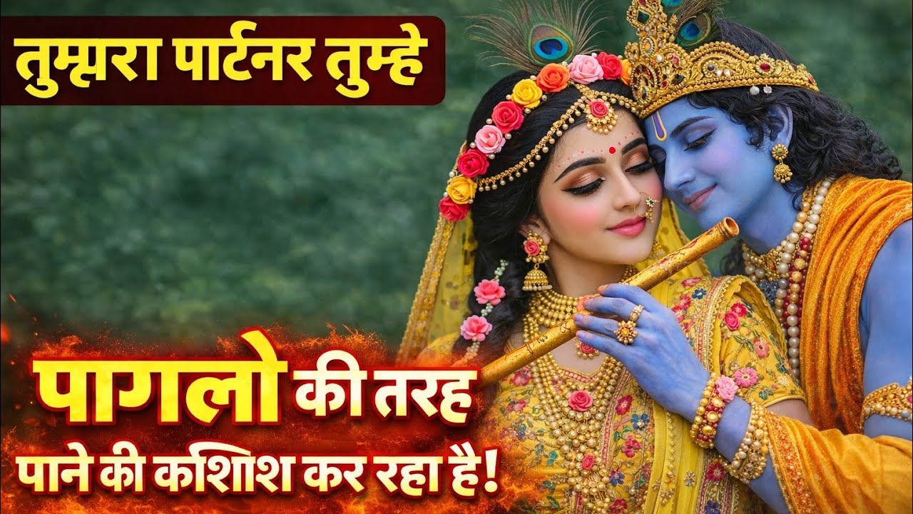 तुम्हारा पार्टनर तुम्हे पागलों की तरह पाने की कोशिश कर रहा है..🌺radharani ka sandesh 🌺