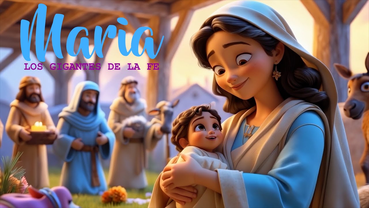 MARIA Y EL NACIMIENTO DE JESUS I Gigantes Kids - HISTORIAS GIGANTES(Narrada por Niños)