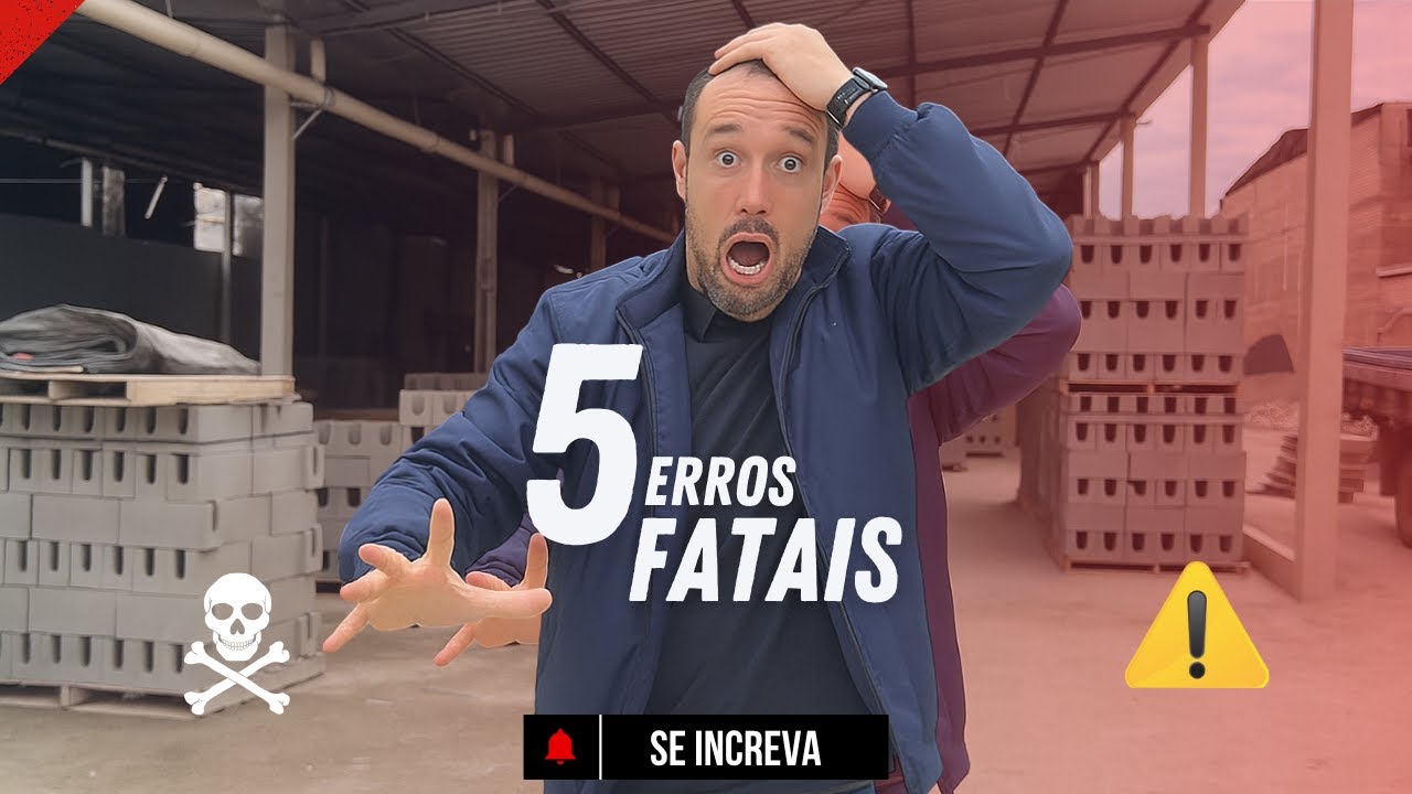 5 Erros que Quebram Fábricas de Blocos e Como Evitar