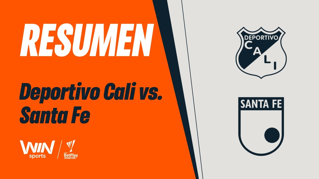 Cali vs. Santa Fe (resumen y goles) | Liga BetPlay Dimayor 2026-1 | Fecha 12