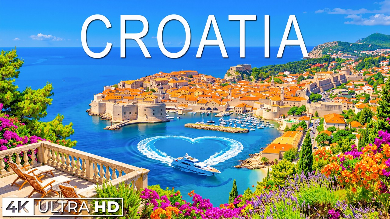 Croatia 4K Drone Footage | Dubrovnik Old Town, Adriatic Coast & Stunning Sea Views