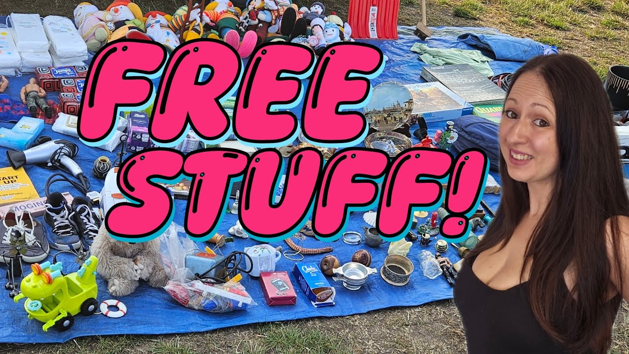 FREE STUFF! Selling and giving it away at the car boot sale, flea market POV