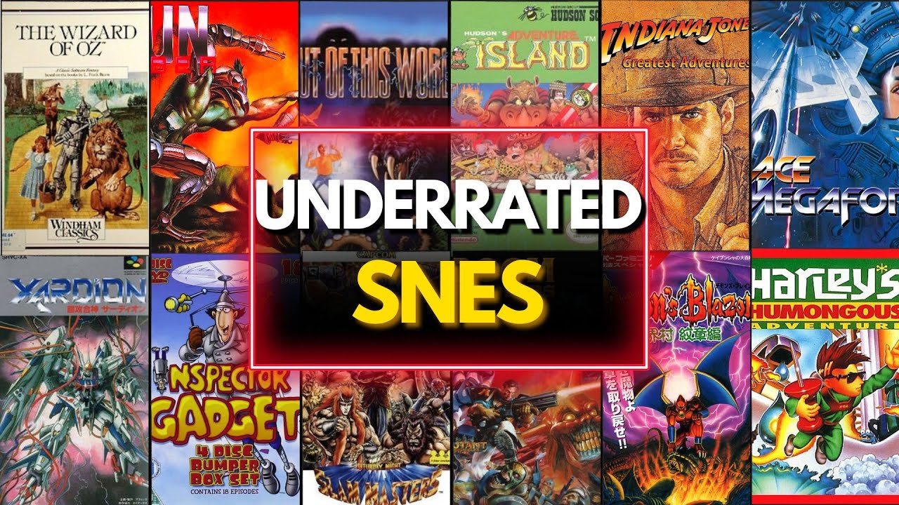 TOP 60 Most Underrated SNES Games You Need to Play!