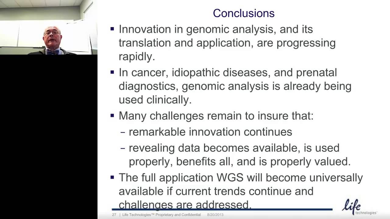 Paul Billings - Translation and Clinical Application of Innovative Genomic Analysis Challenges ...