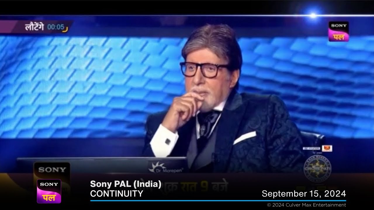 Sony PAL (India) continuity | September 15, 2024