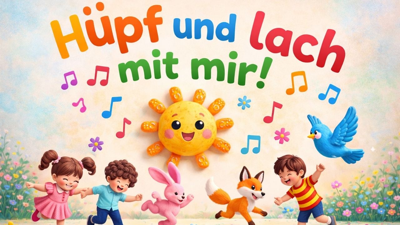🌞 Fröhliche Kinderlieder | Sonnenschein Mitmachlied zum tanzen