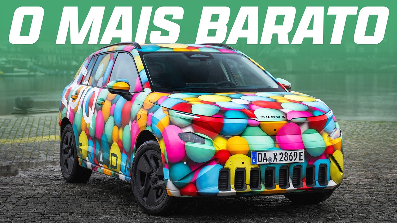 Elétrico MAIS BARATO de sempre da SKODA. Testado mas NÃO PODEMOS MOSTRAR