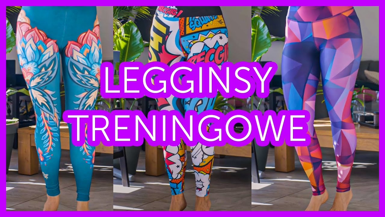 Kolorowe legginsy treningowe ;) | Polskie ubrania