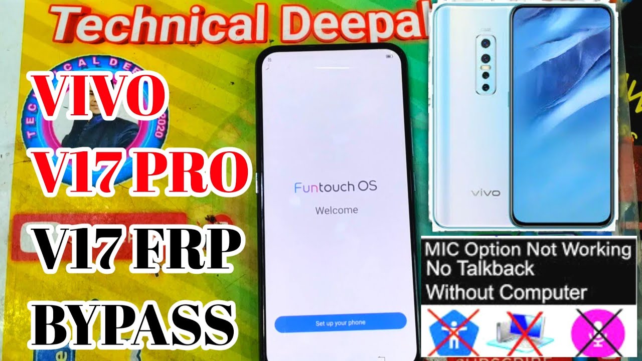 Vivo V17pro FRP BYPASS || Vivo V17 PRO Google Account Bypass easy method 2024 💥💥
