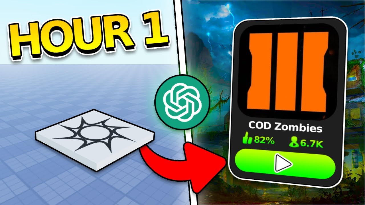 Может ли ИИ воссоздать зомби из COD в Roblox?