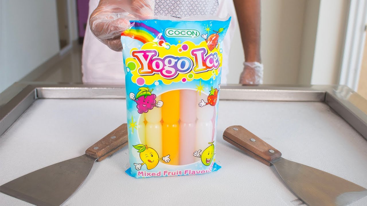 YoGo ice ICE CREAM ROLLS - SATISFYING ASMR