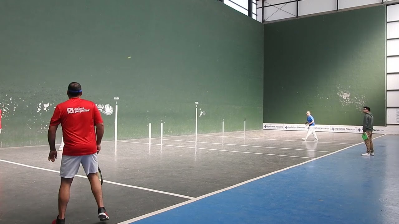 Frontenis  Valencia  liga  2ªDv  Z1  Cheste D- Alboraya B(15-3-26) Ivan- Saki    1er set