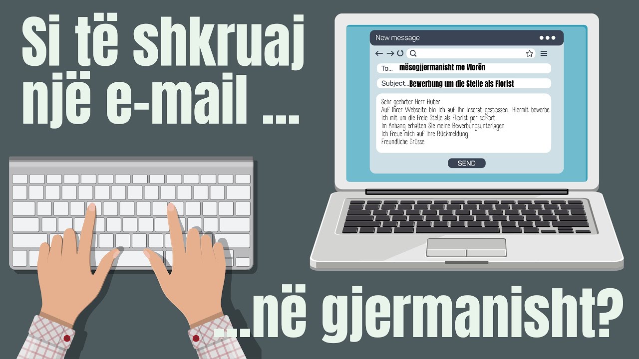 Si shkruh&euml;t nj&euml; email? - Wie schreibe ich eine Mail?