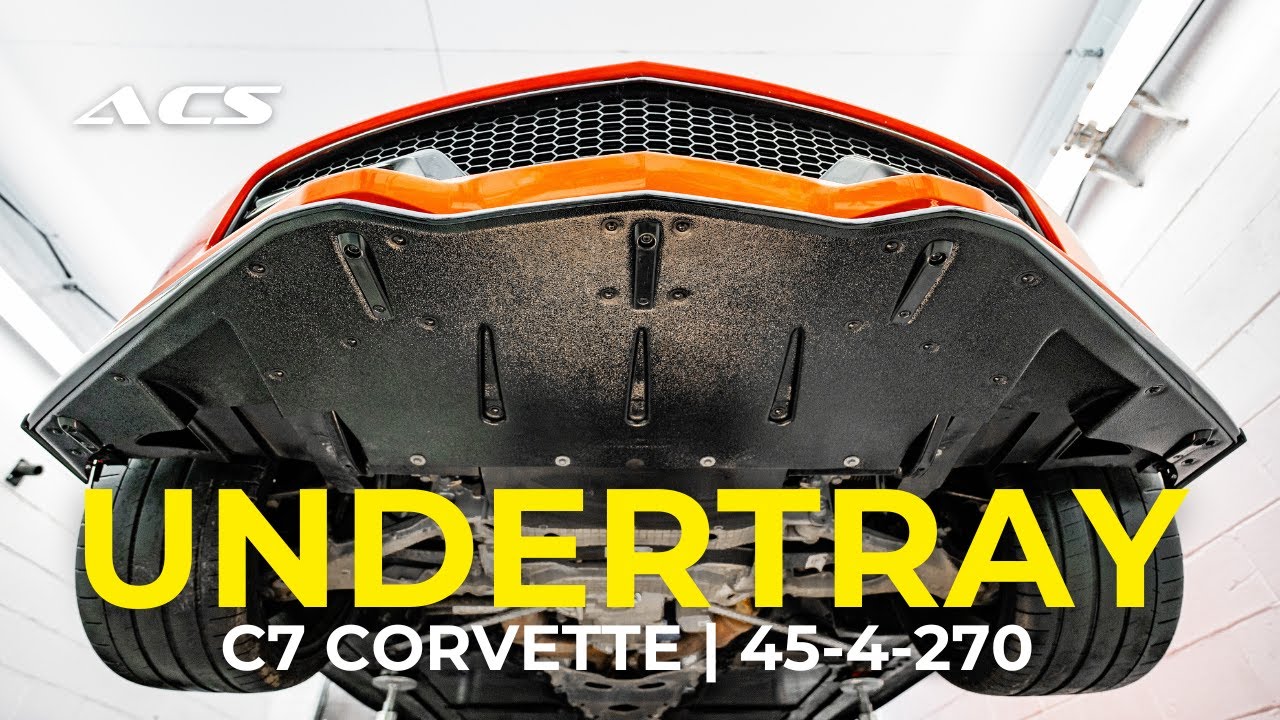 C7 Corvette Undertray for ACS Z06 Splitter Install | 45-4-270 | ACS Composite