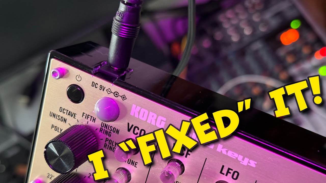 Repairing Broken Volca Keys Power Supply Socket