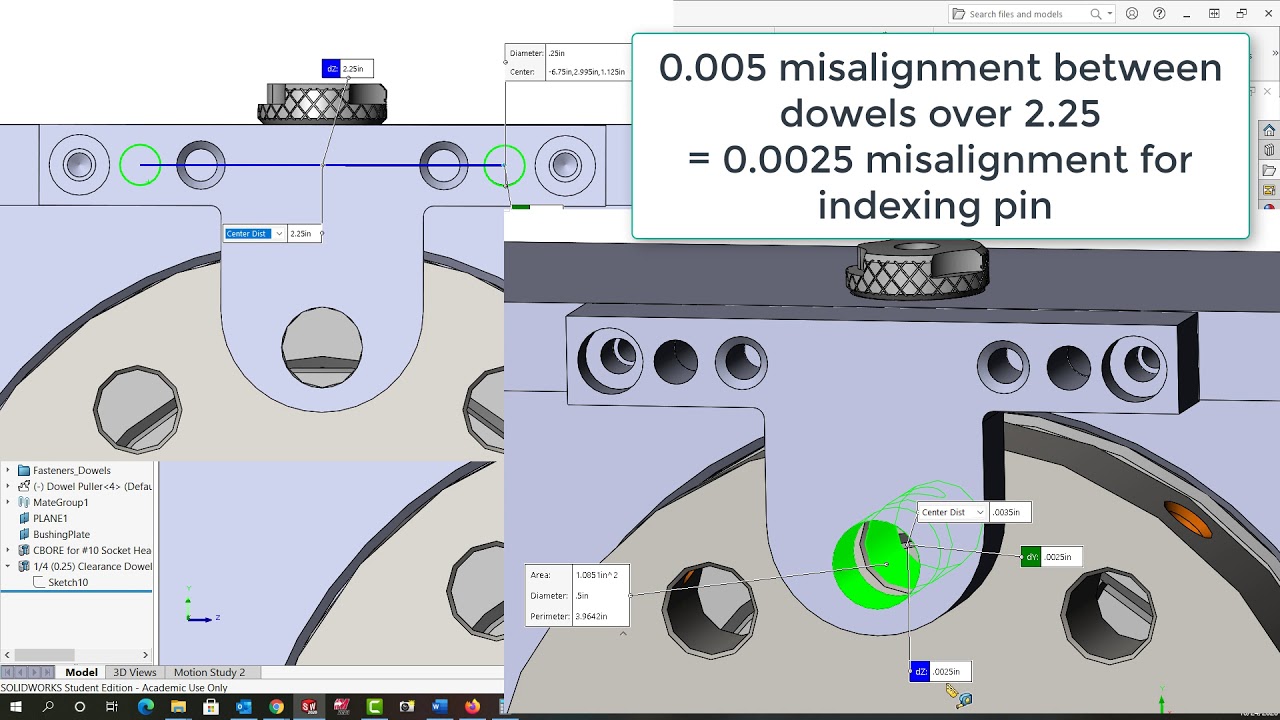 Designing a Drill Jig 16, The 20 - 50% Rule.