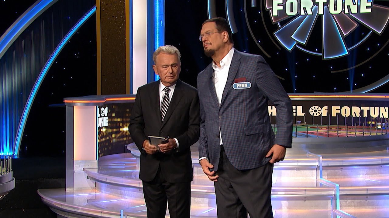 Penn Jillette Tackles the Bonus Round - Celebrity Wheel of Fortune