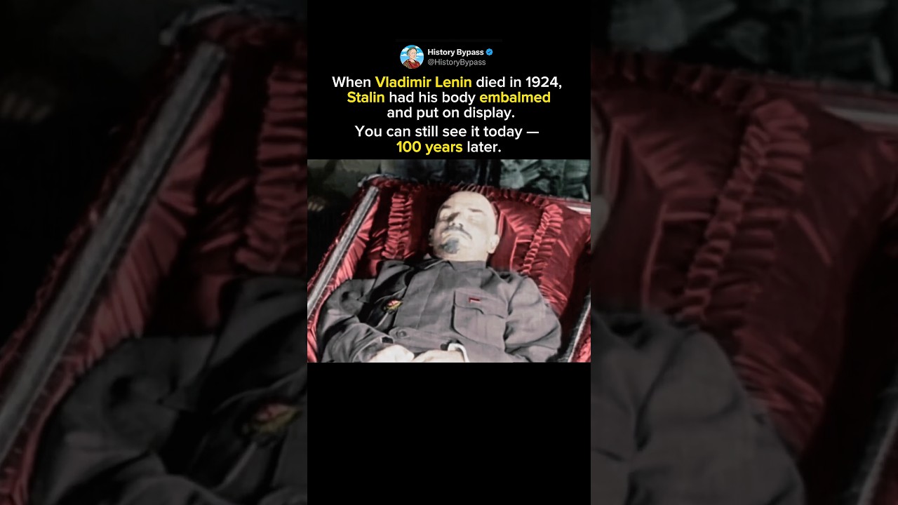 The 100-Year-Old Remains of Vladimir Lenin #shorts