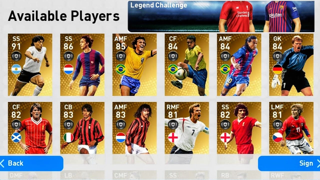 LEGEND BLACK BALL PACK OPENING - PES 2019 Mobile