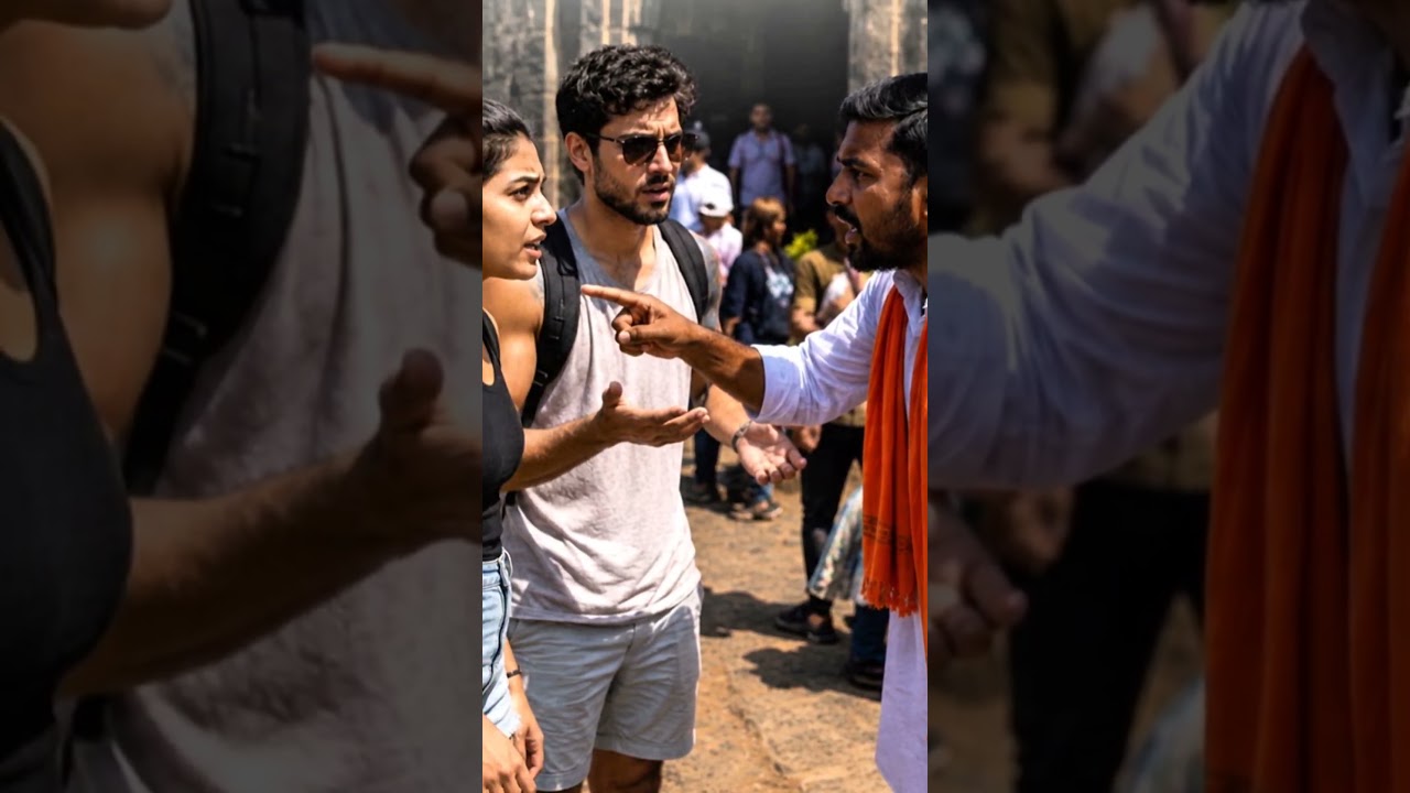 Don't you know Hindu culture?? Tourist assaulted over shorts and sleeves clothes at sinhagod fort