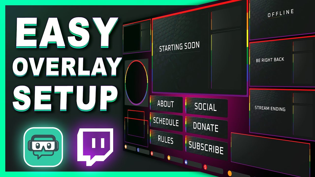 Easy Streamlabs OBS Overlay Setup Tutorial (+ Free Twitch Graphics Pack Download)