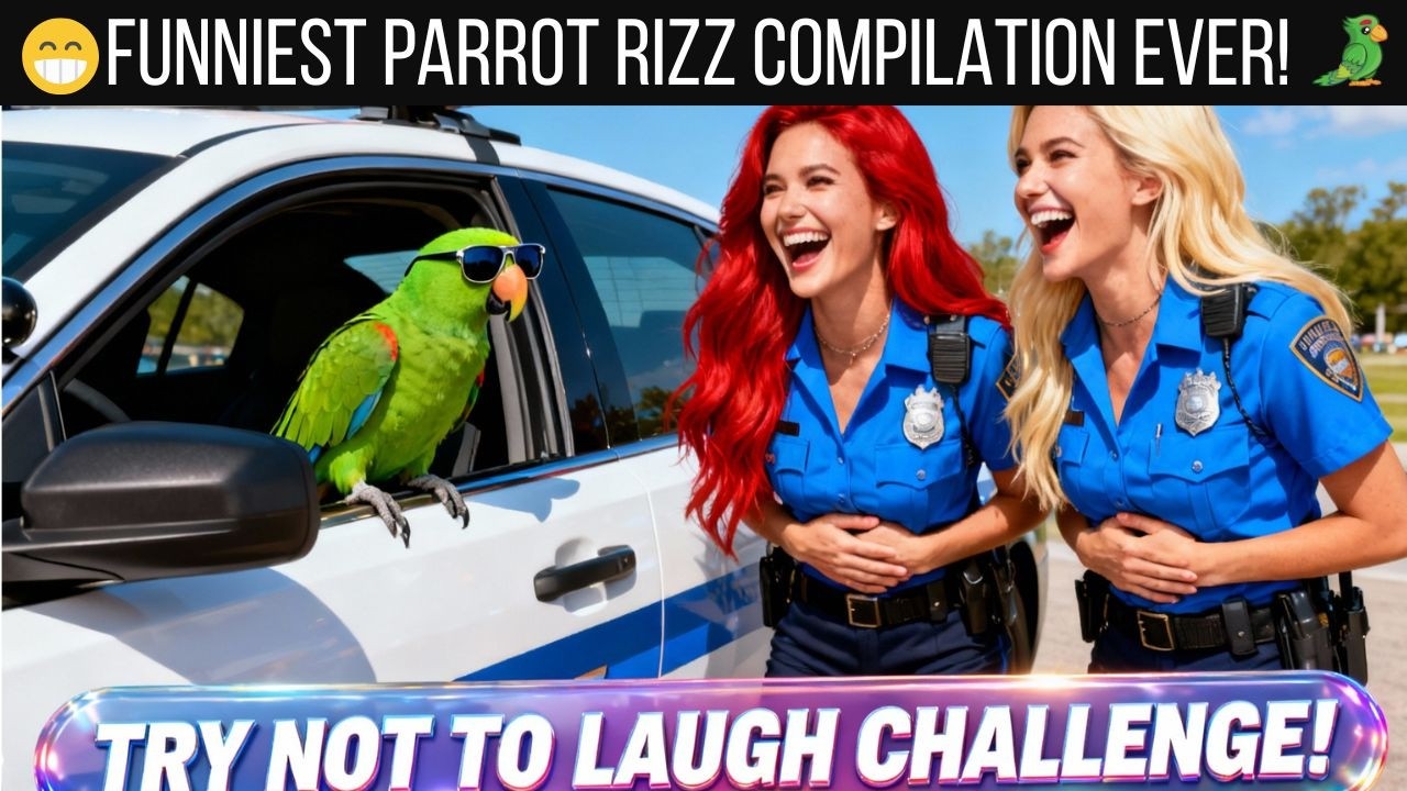 This Parrot Has NO CHILL With Police Officers 🦜